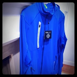 Mens's Ralph Lauren RLX Golf Jacket Packable Blue